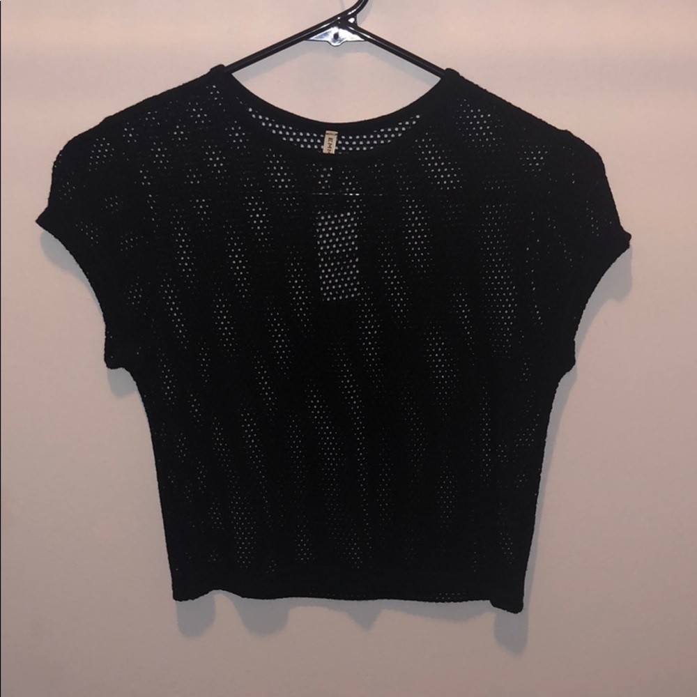 Emma and Sam mesh crop top NWT